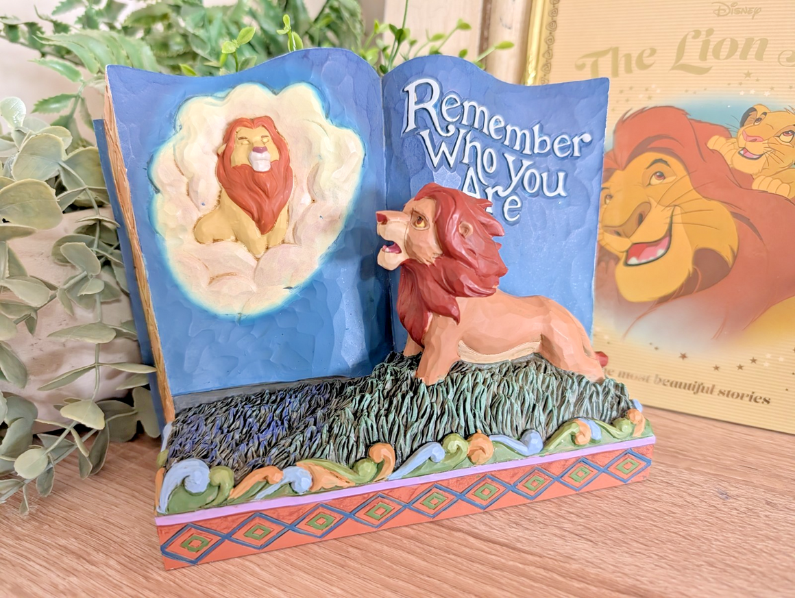 Disney Traditions Storybook Lion Kind Remember Who You Are Figurine Simba Shore1