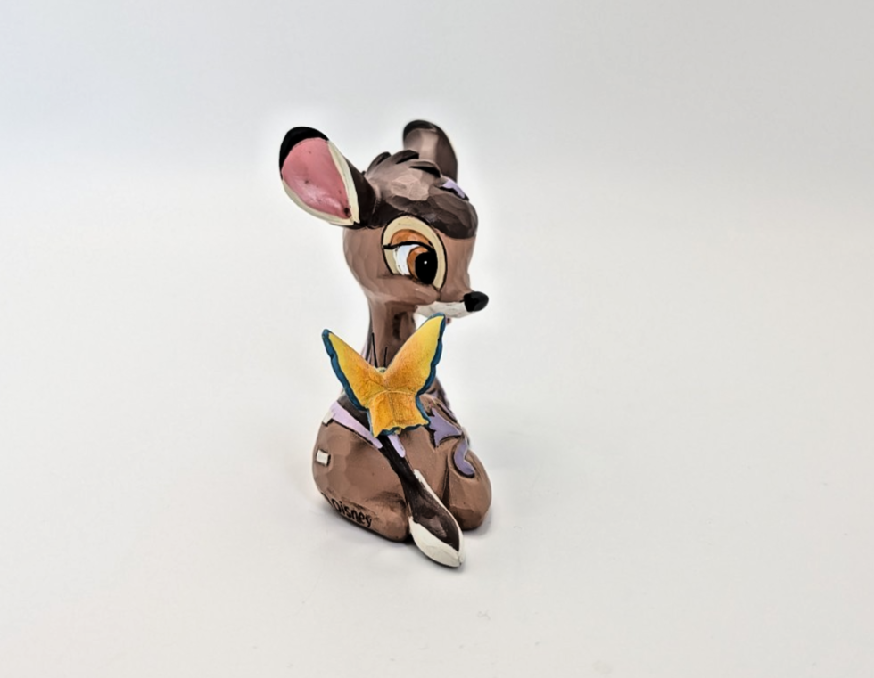 Disney Traditions Showcase Bambi With Butterfly Mini Figurine Jim Shore Boxed10