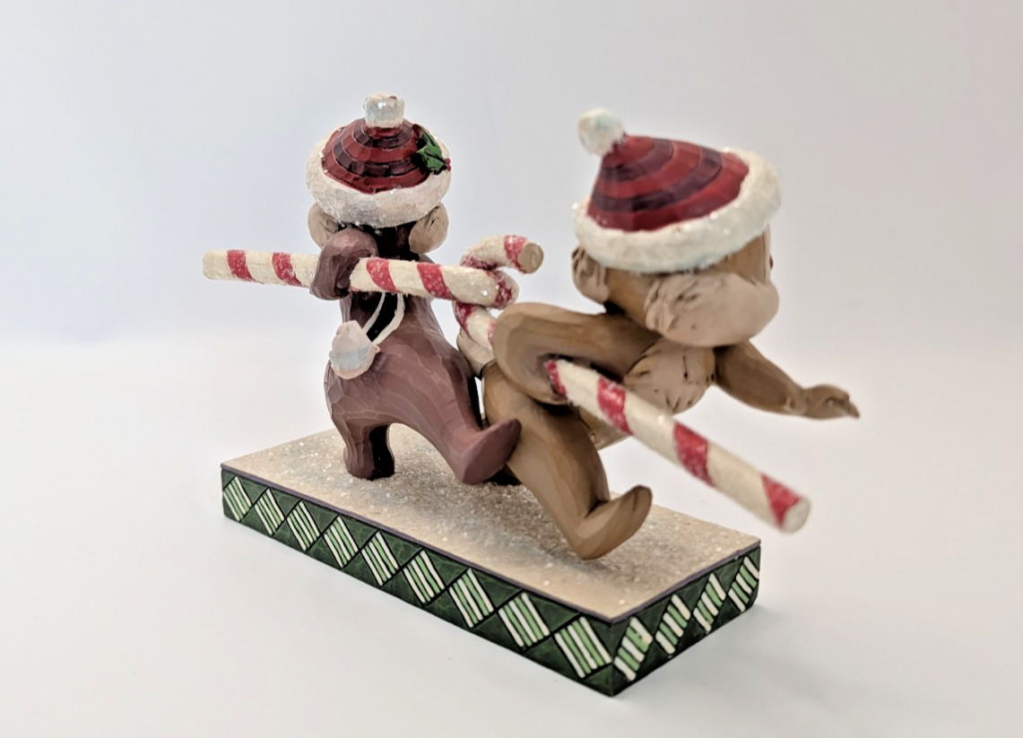 Disney Chip & Dale Candy Cane Caper Christmas Figurine 4051975 Jim Shore6