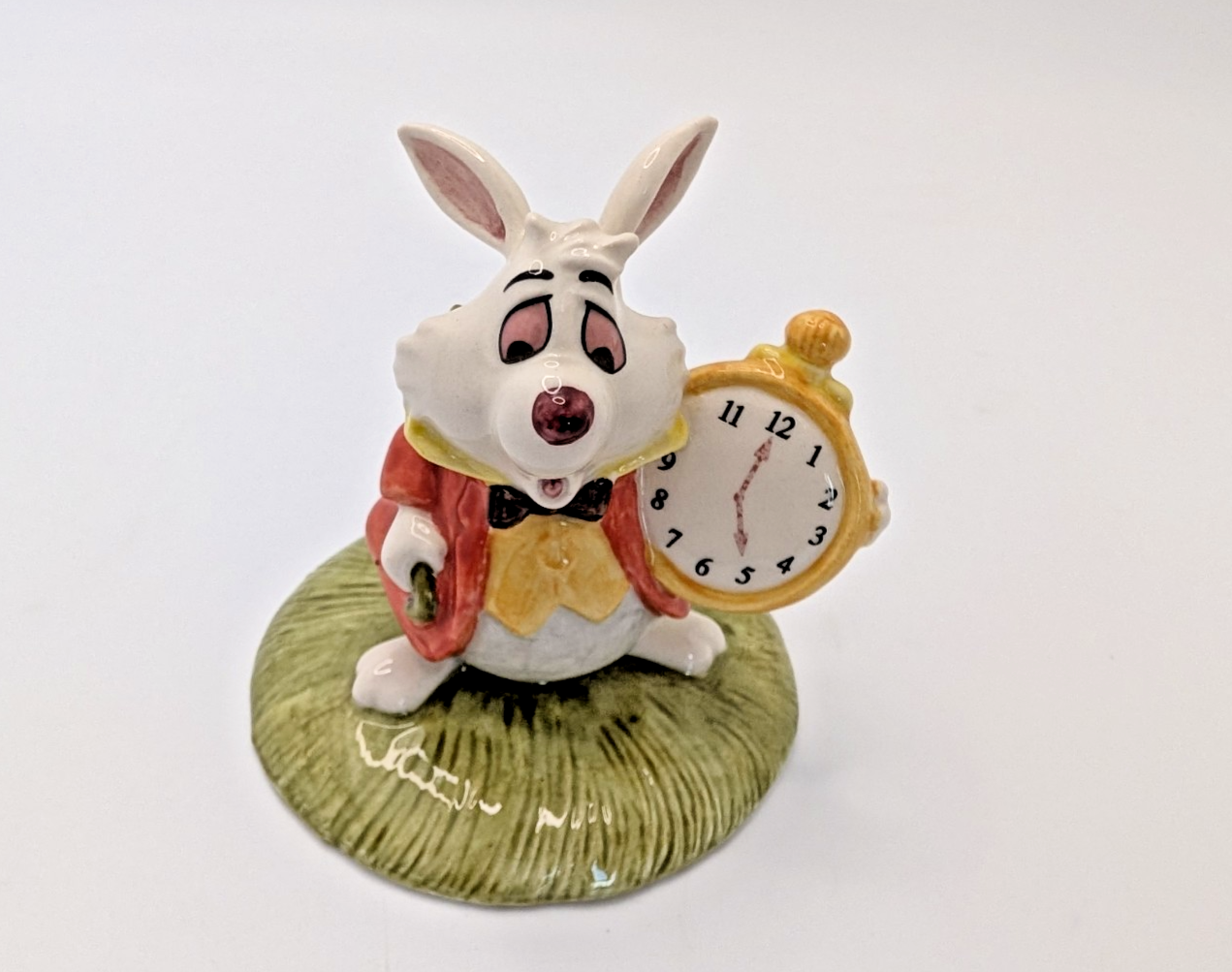 Alternate view of Royal Doulton White Rabbit AW5 limited edition figurine 461 of 2000