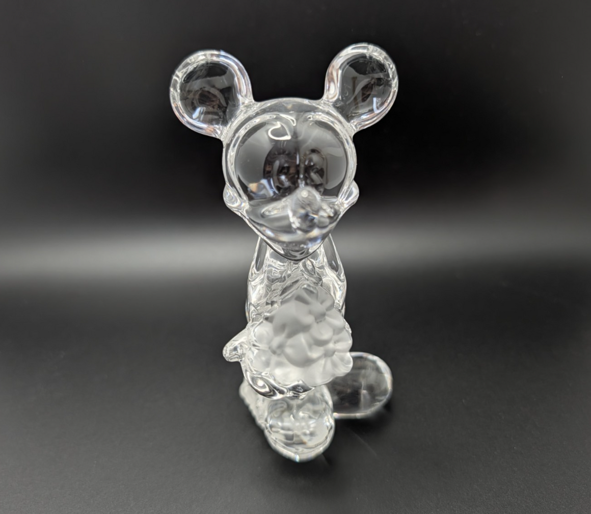 Lenox Disney Flowers from Mickey Mouse crystal figurine 409790 boxed with certificate - view 2