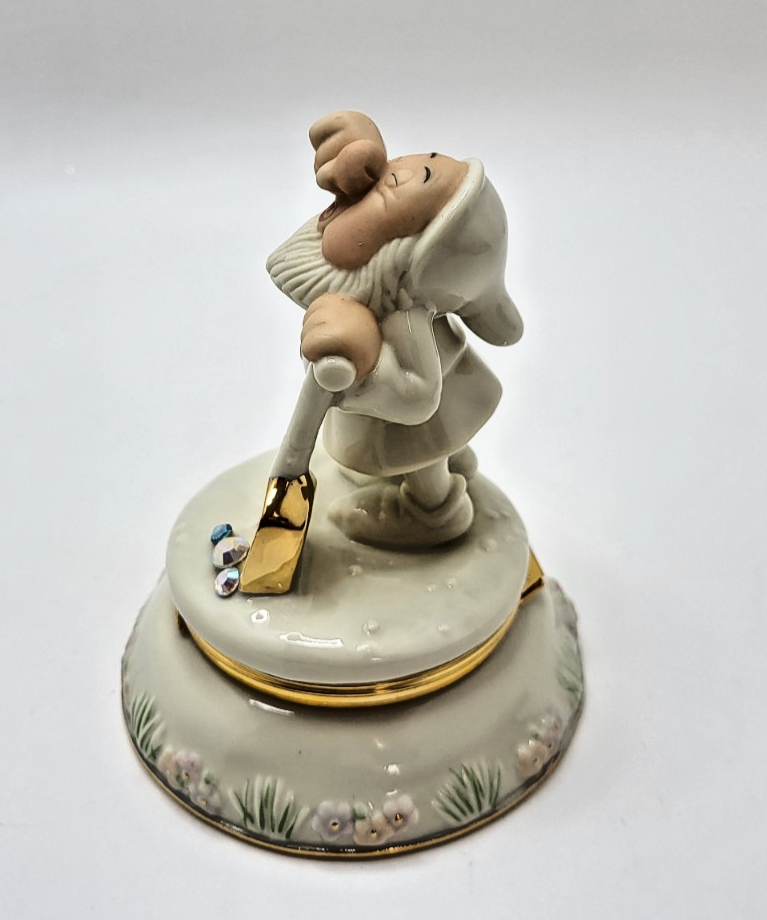 Lenox Disney Classics Sneezy Treasure Box COMPLETE Box Papers Charm Snow White5