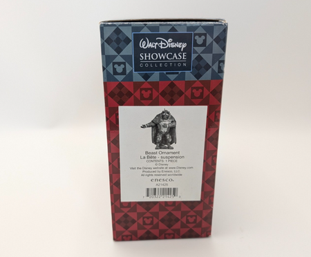Disney Traditions Beast hanging ornament A21425 boxed - rear of original box