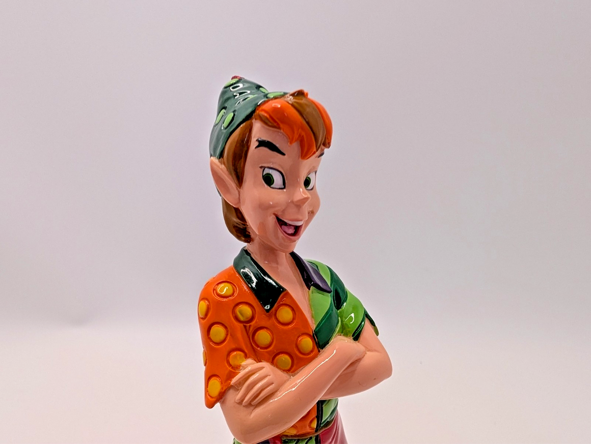 Disney Britto Peter Pan 4056846 boxed figurine - base detail