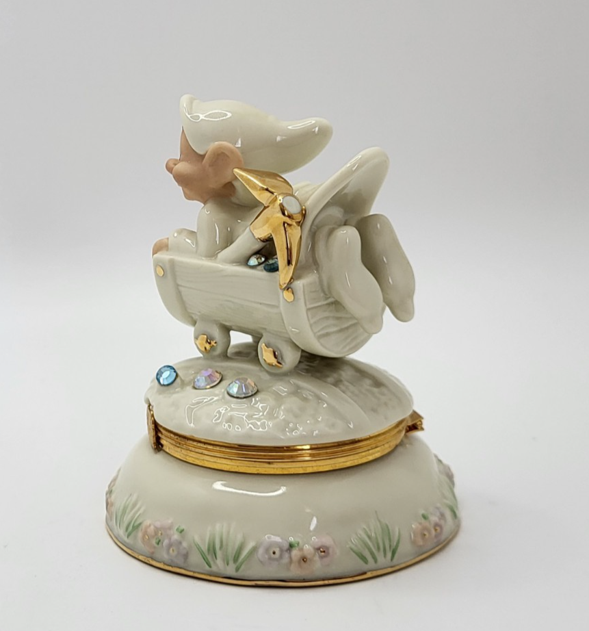 Lenox Disney Dopey Treasure Box Snow White COA COMPLETE Trinket Box With Charm4