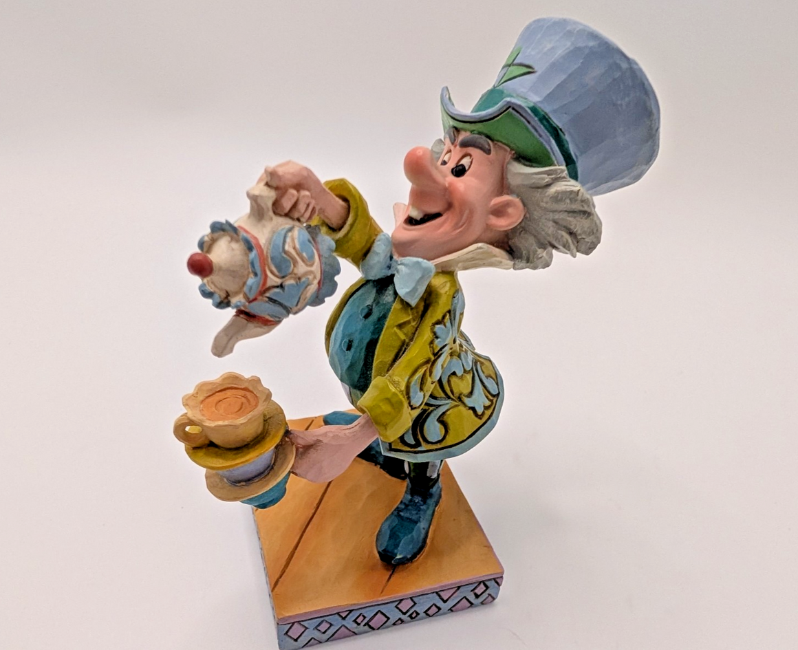 Disney Traditions Showcase Mad Hatter Figurine Spot Of Tea Alice In Wonderland20