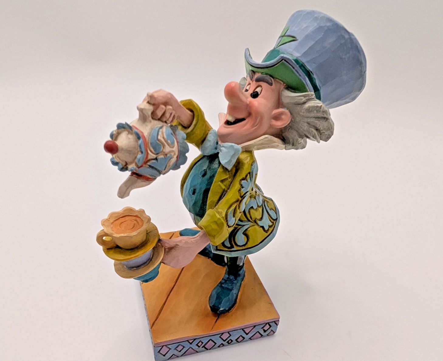 Disney Traditions Showcase Mad Hatter Figurine Spot Of Tea Alice In Wonderland20