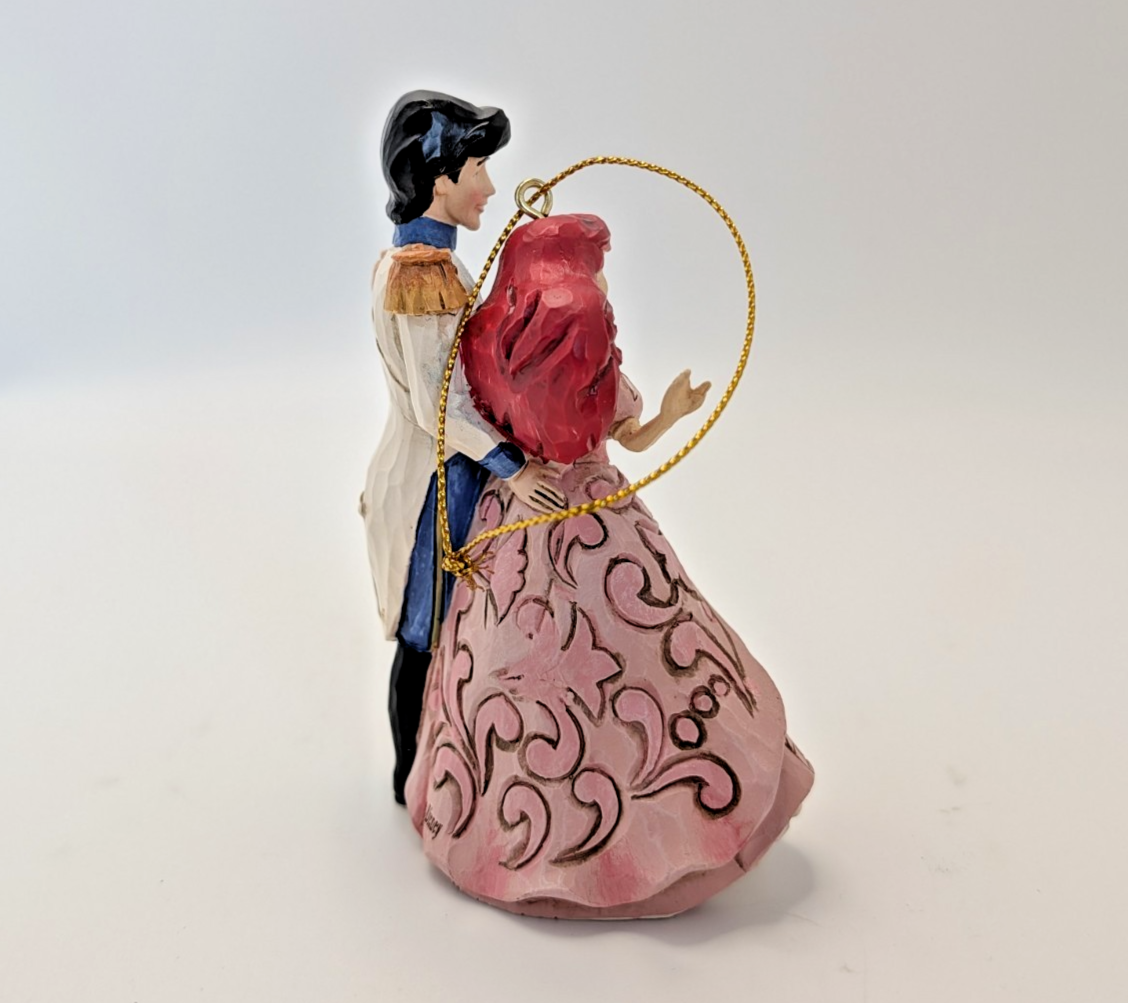 Disney Traditions Ariel and Prince Eric Hanging Ornament A28962 by Jim Shore - Boxed - product view 7
