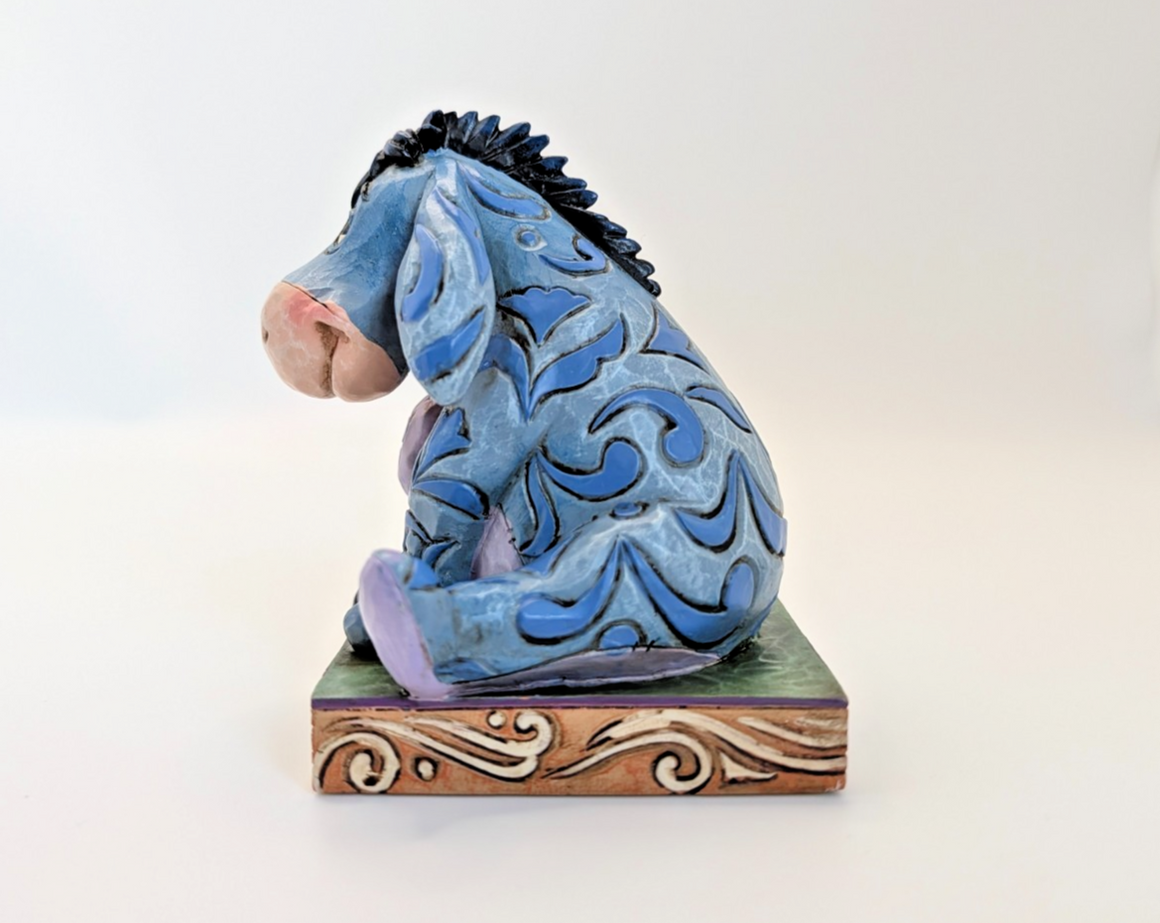 Disney Traditions Eeyore Lost Without You A21759 boxed figurine - character face detail