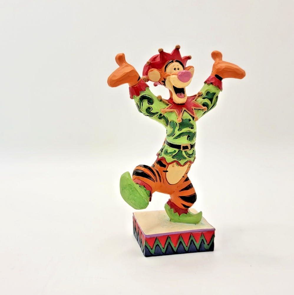 Disney Traditions Tigger Figurine Ecstatic Elf Ornament Jim Shore 600898313