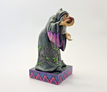 Disney Traditions Take A Bite Figurine  Old Hag Evil Queen Snow White Ornament12
