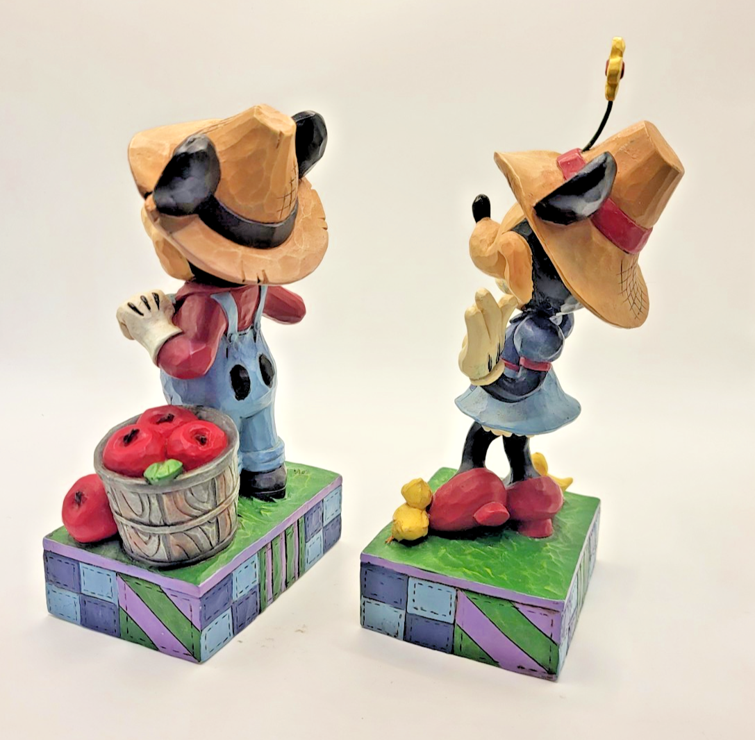 Disney Traditions Mickey & Minnie Figurines Country Life Fresh From The Farm6