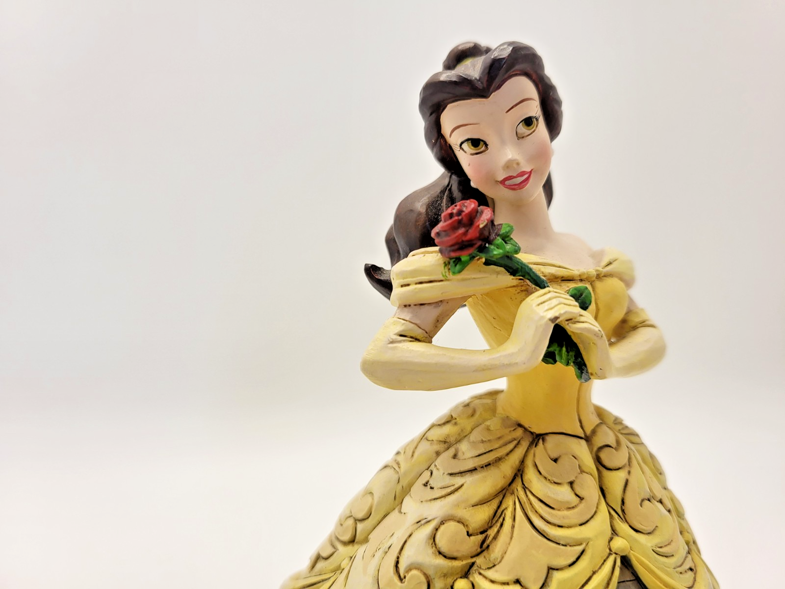 Disney Traditions Belle Figurine Enchanted Castle Dress Ornament Beauty14