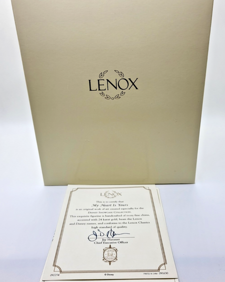 Lenox Belle Beauty & The Beast My Heart Is Yours Figurine Boxed & Certificate14