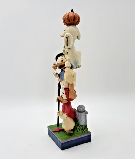 Disney Traditions Teetering Trick-or-Treaters Figurine Halloween Ornament Shore4