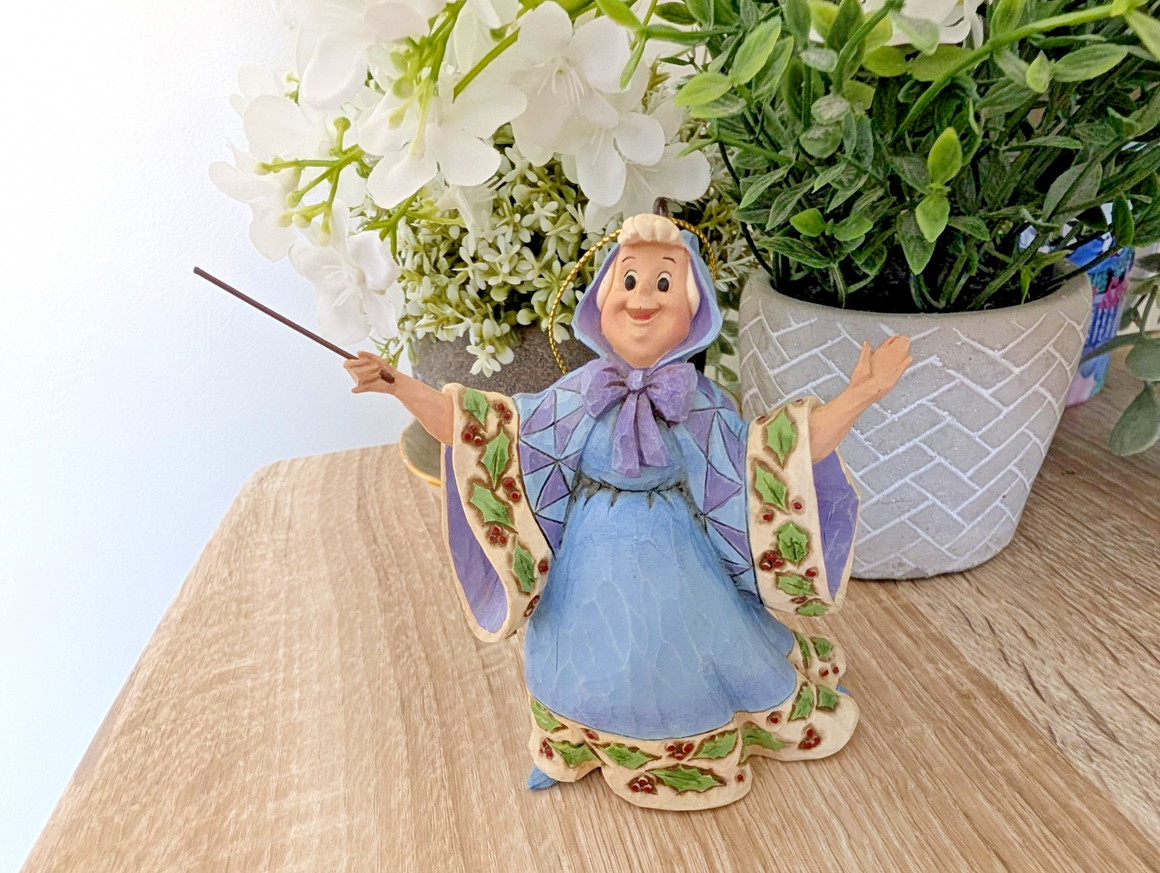 Disney Traditions Fairy Godmother Cinderella hanging ornament A20408