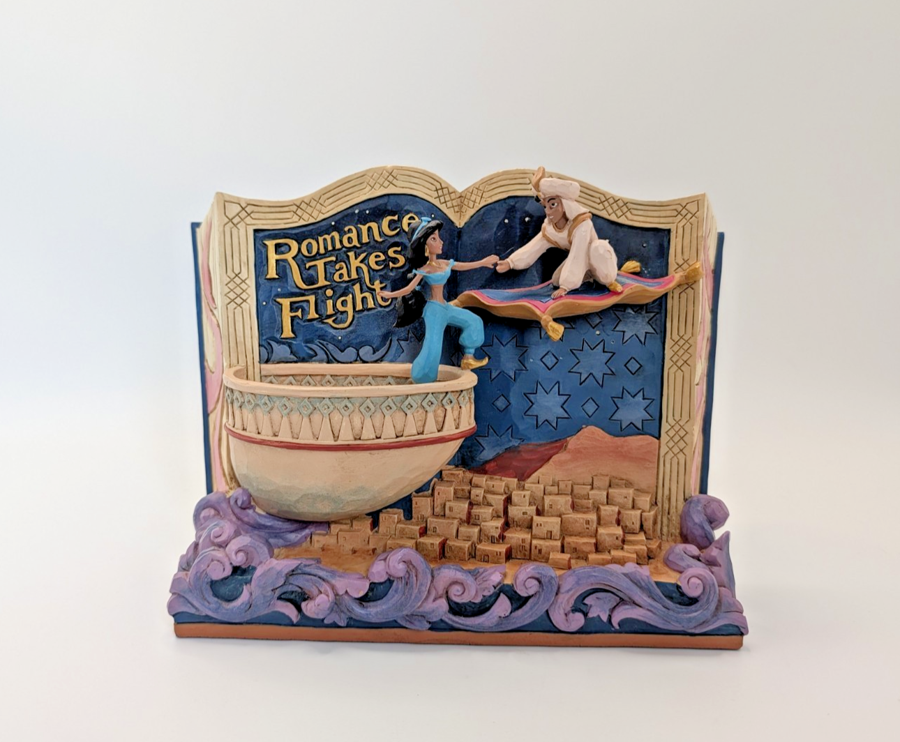 Disney Traditions Showcase Aladdin Figurine Jasmine Romance Takes Flight J Shore3