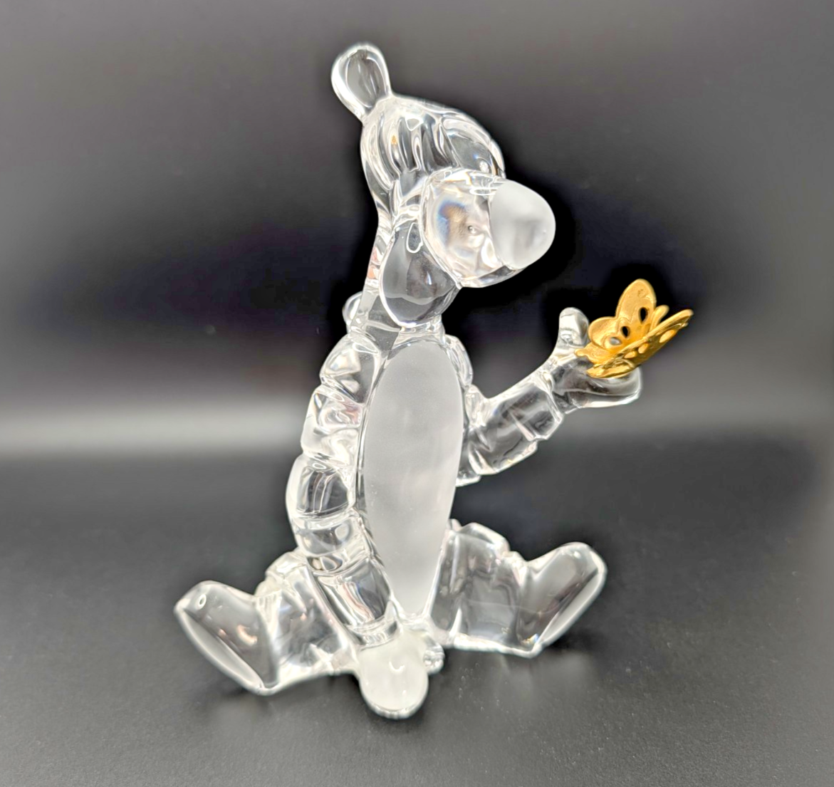 Lenox Disney Tigger crystal figurine 6114516 with gold-plated butterfly - view 8