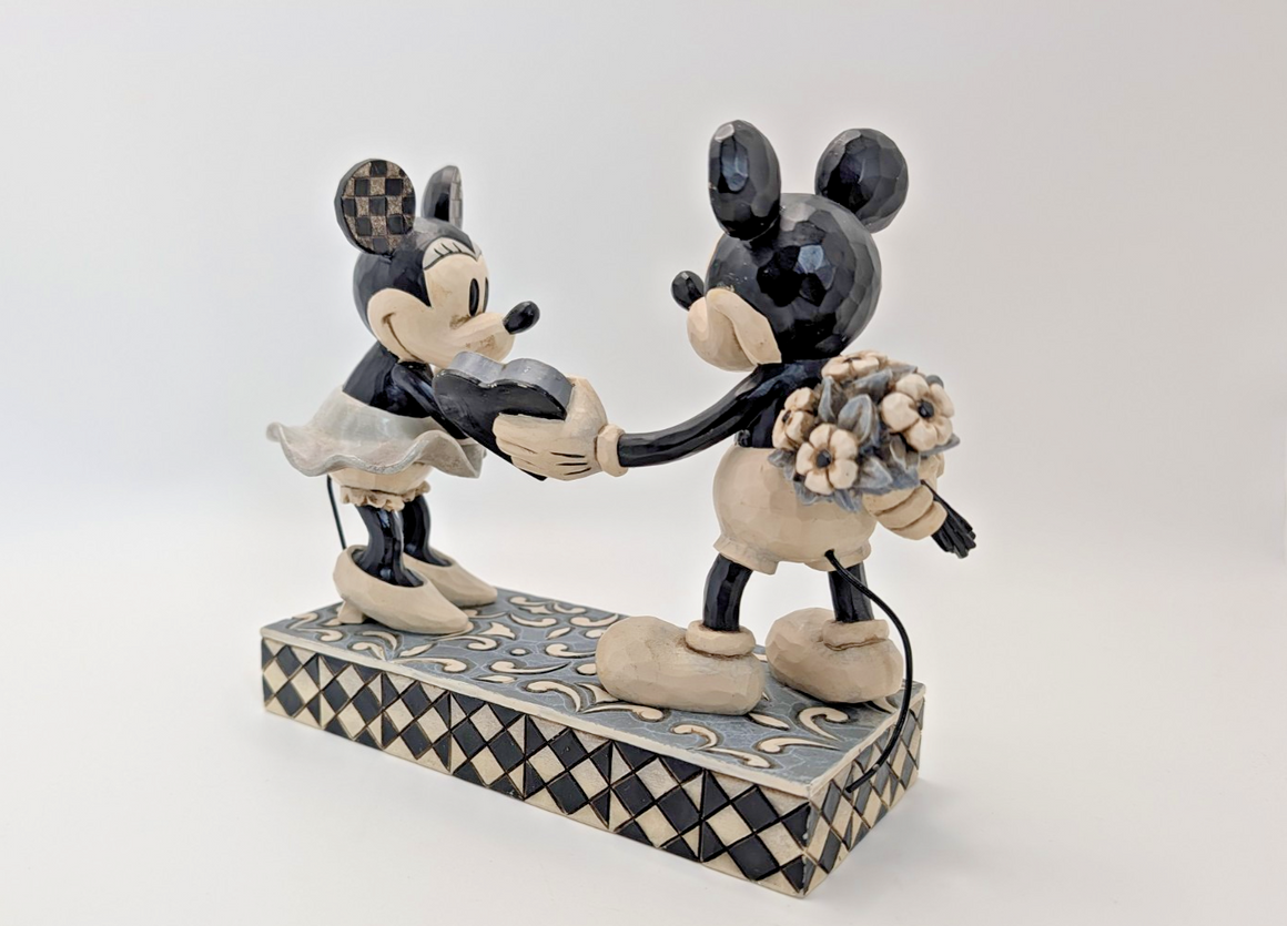 Disney Traditions Mickey Minnie Real Sweetheart Figurine Vintage Style Jim Shore10