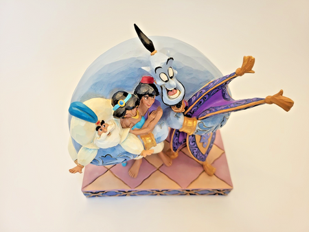 Disney Traditions Showcase Group Hug Aladdin Figurine Jasmine Abu Jim Shore18