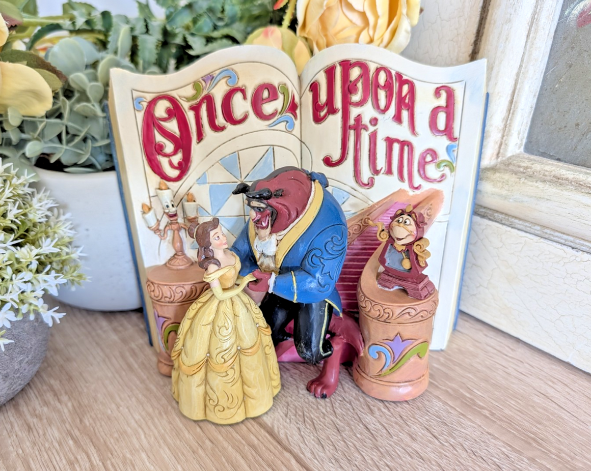 Disney Traditions Belle and Beast Love Endures 4031483 by Jim Shore - Unboxed - product view 1
