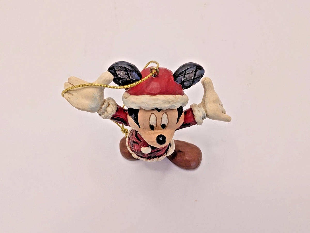 Disney Traditions Santa Mickey Mouse Hanging Ornament A27083 by Jim Shore - Boxed with Tag - product view 12