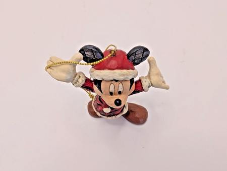 Disney Traditions Santa Mickey Mouse Hanging Ornament A27083 by Jim Shore - Boxed with Tag - product view 12