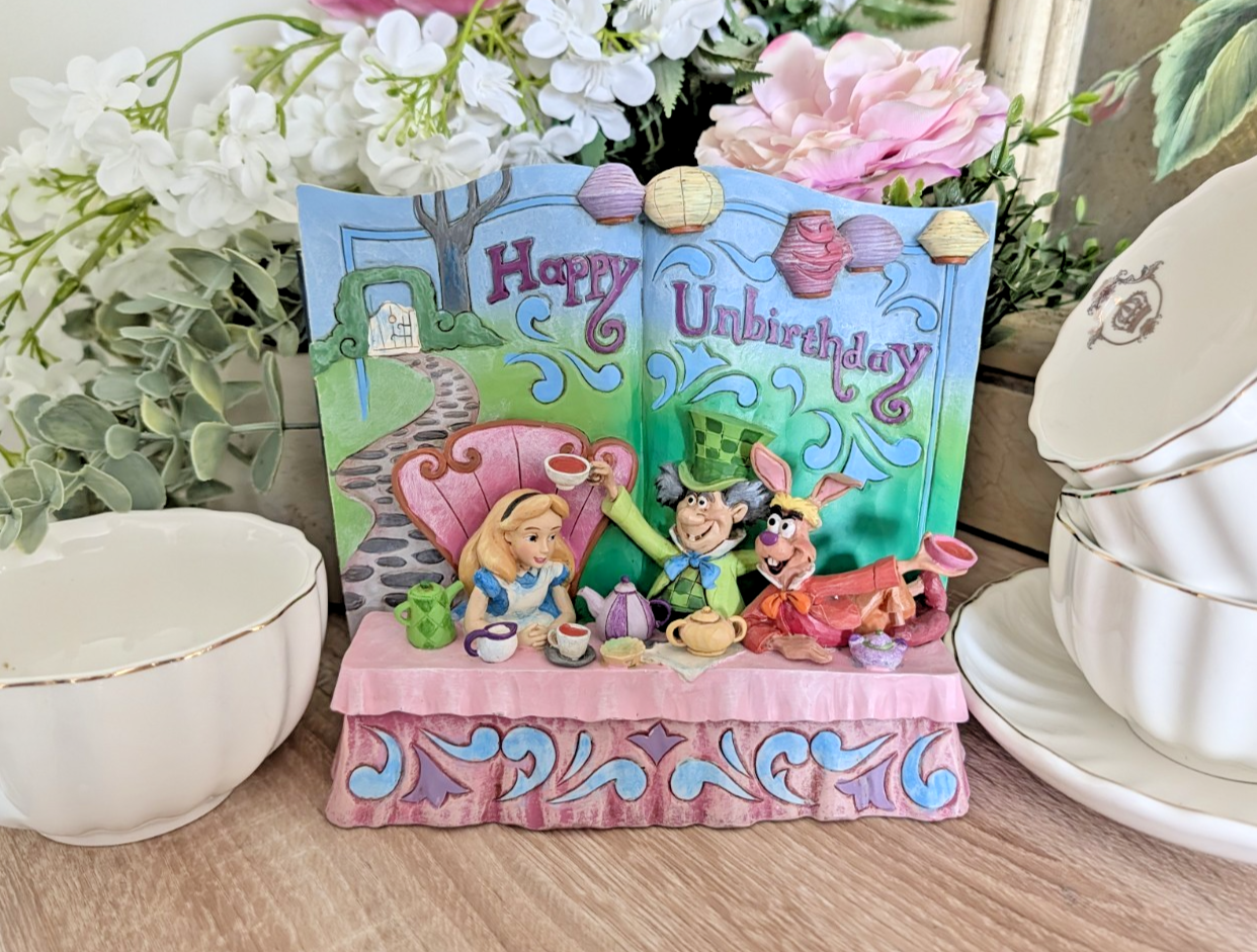 Disney Traditions Showcase Happy Unbirthday Alice In Wonderland Figurine J Shore0