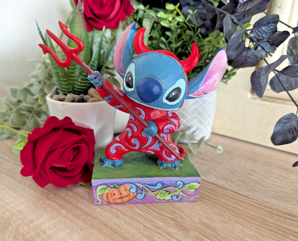 Disney Traditions Stitch Devilish Delight 6000951 Figurine by Jim Shore