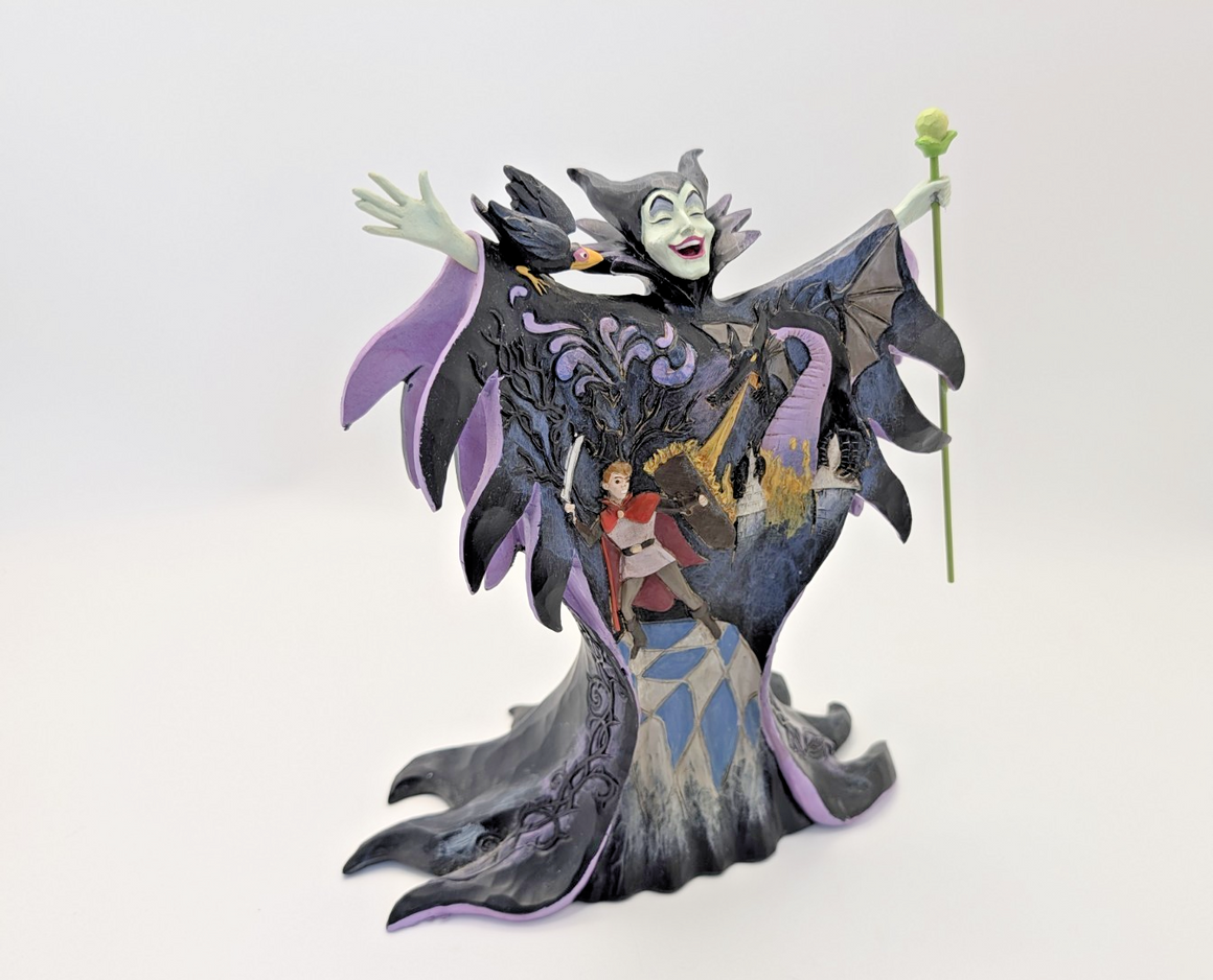 Disney Traditions Maleficent Malevolent Madness figurine 4055439 rear costume detail