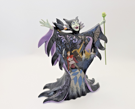 Disney Traditions Maleficent Malevolent Madness figurine 4055439 rear costume detail