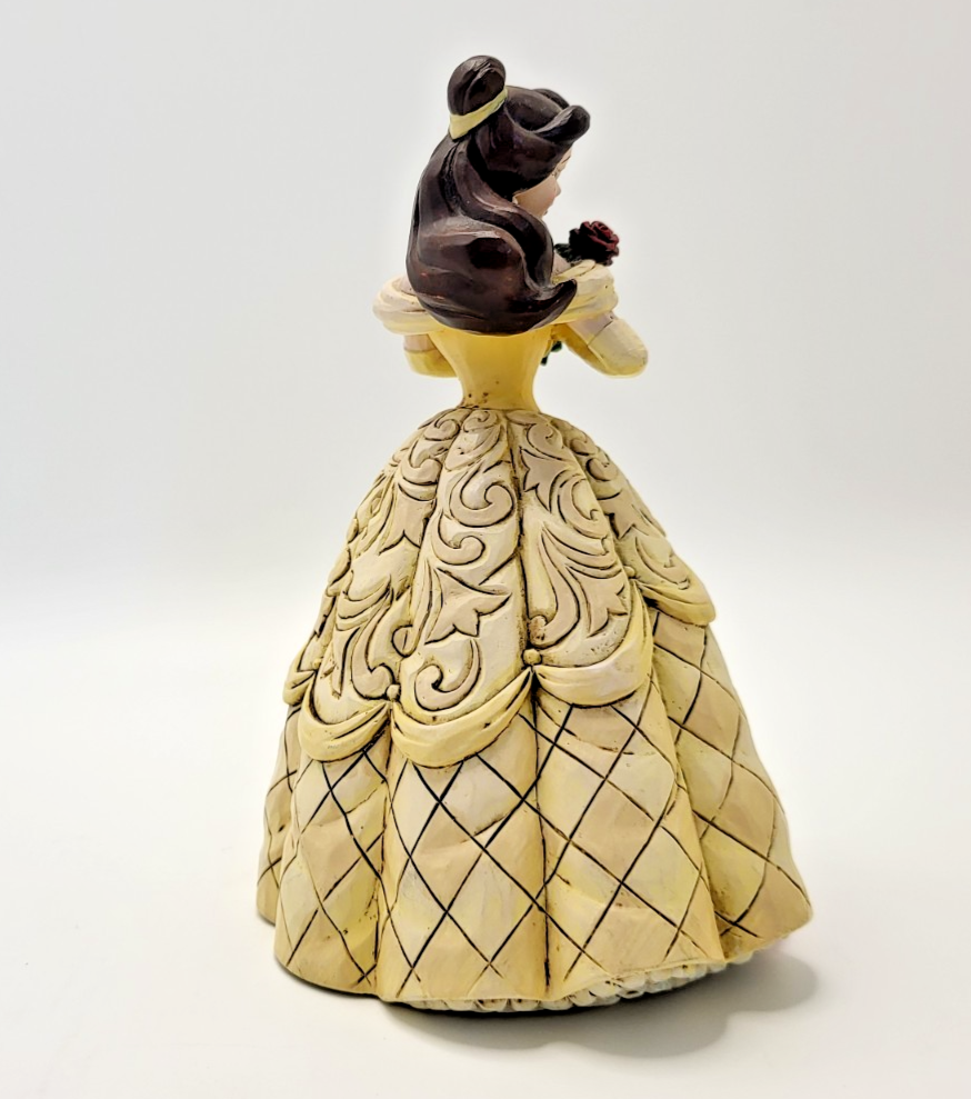 Disney Traditions Belle Figurine Enchanted Castle Dress Ornament Beauty8