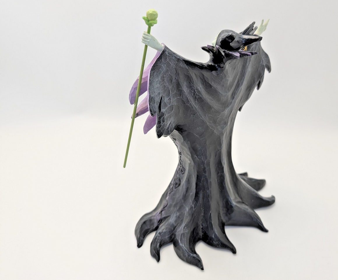 Disney Traditions Maleficent Malevolent Madness figurine 4055439 robe and folk-art pattern detail