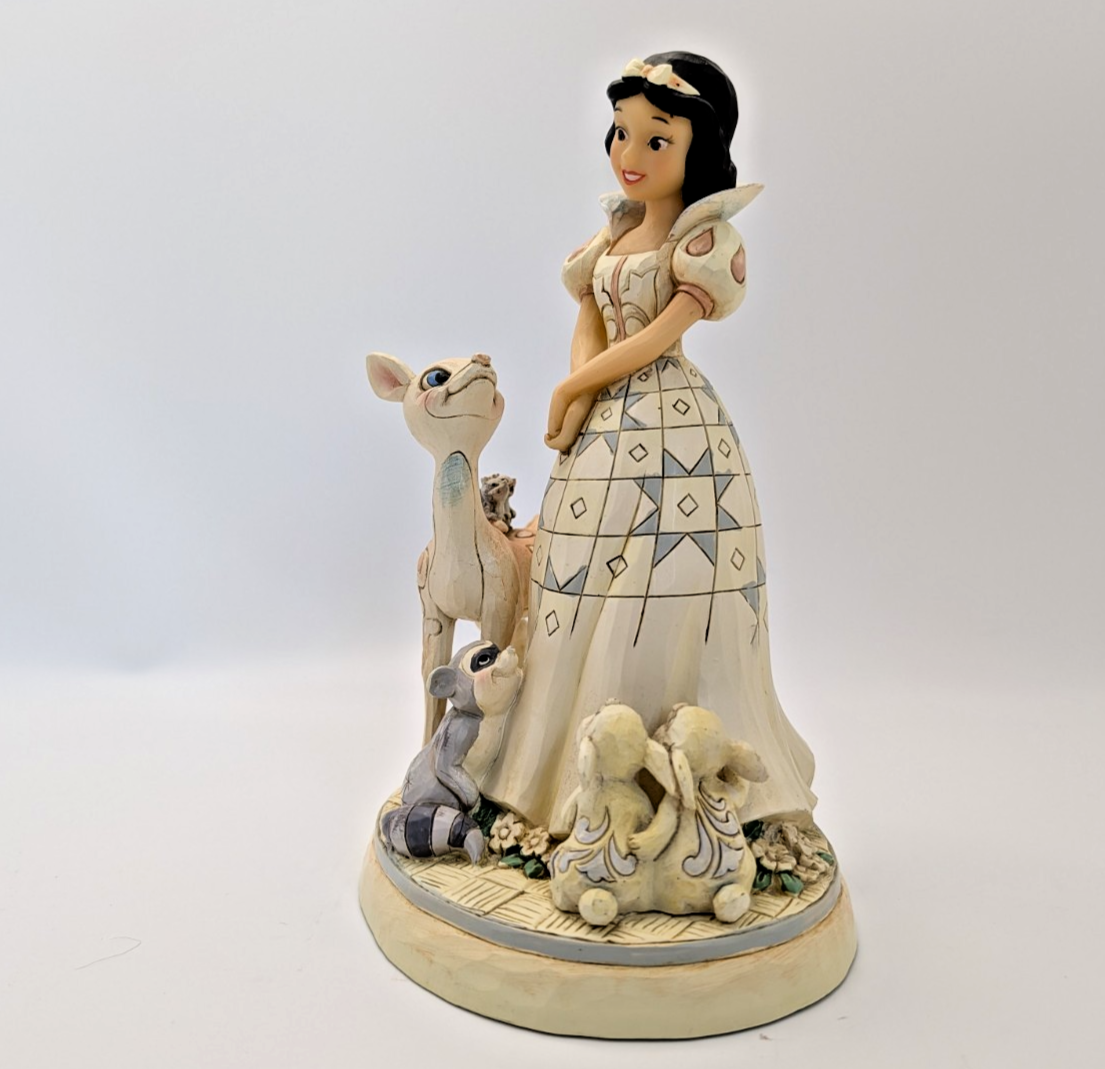 Disney Traditions Snow White Forest Friends Figurine White Woodland Jim Shore4