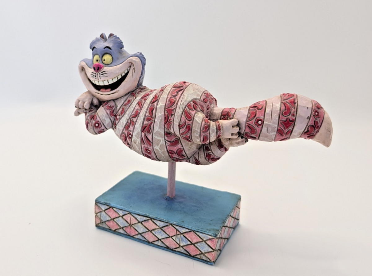 Disney Traditions Grinning Cheshire Cat figurine 4007211 – close-up detail