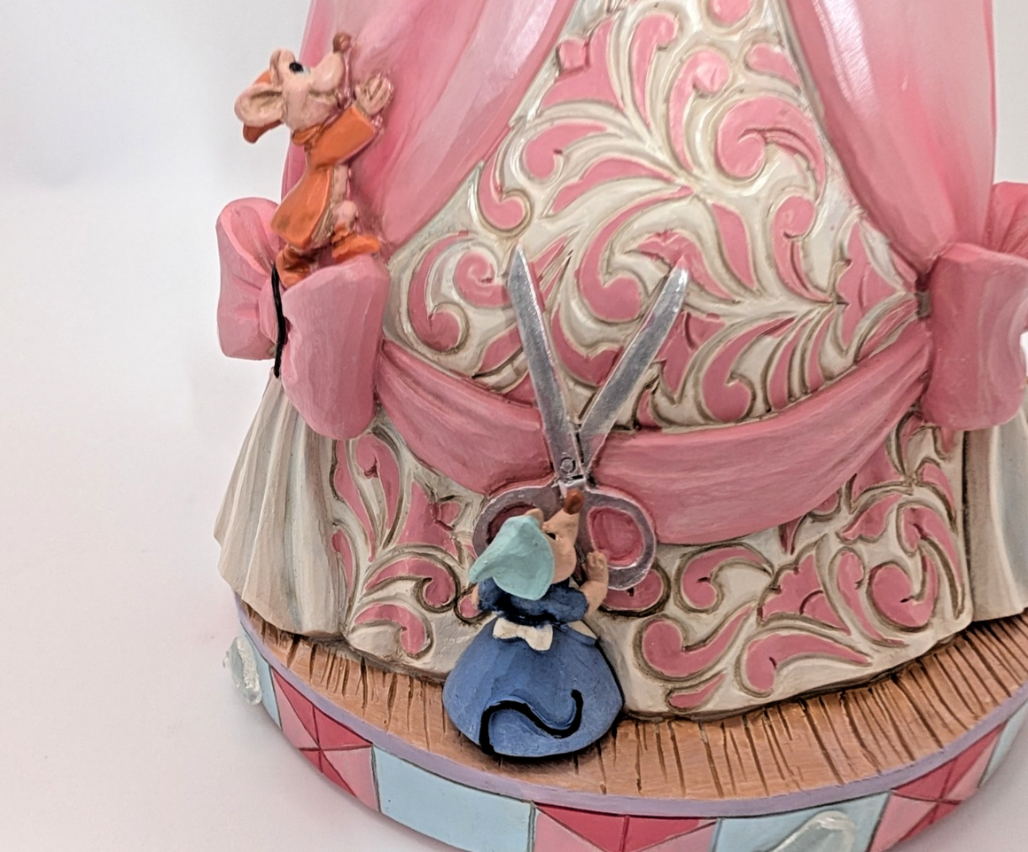 Disney Traditions Cinderella A Dress for Cinderelly Musical 6016340 by Jim Shore - Boxed - product view 13