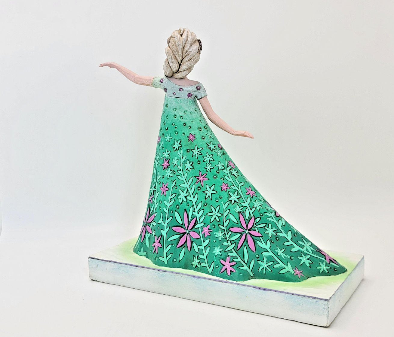 Disney Traditions Celebration Of Spring Figurine Elsa Frozen Ornament12
