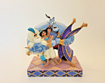 Disney Traditions Showcase Group Hug Aladdin Figurine Jasmine Abu Jim Shore4
