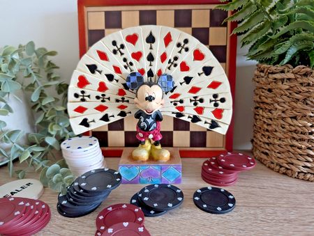 Disney Traditions Mickey Mouse All Decked Out Figurine Cards Collectable Boxed1