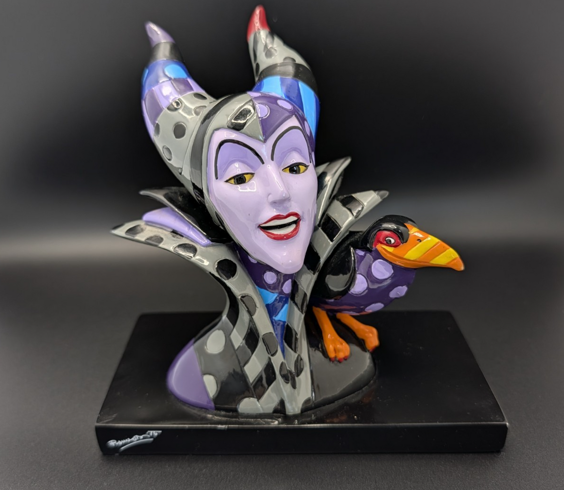 Disney Britto Maleficent and Diablo bust 4039141 Sleeping Beauty figurine - view 1