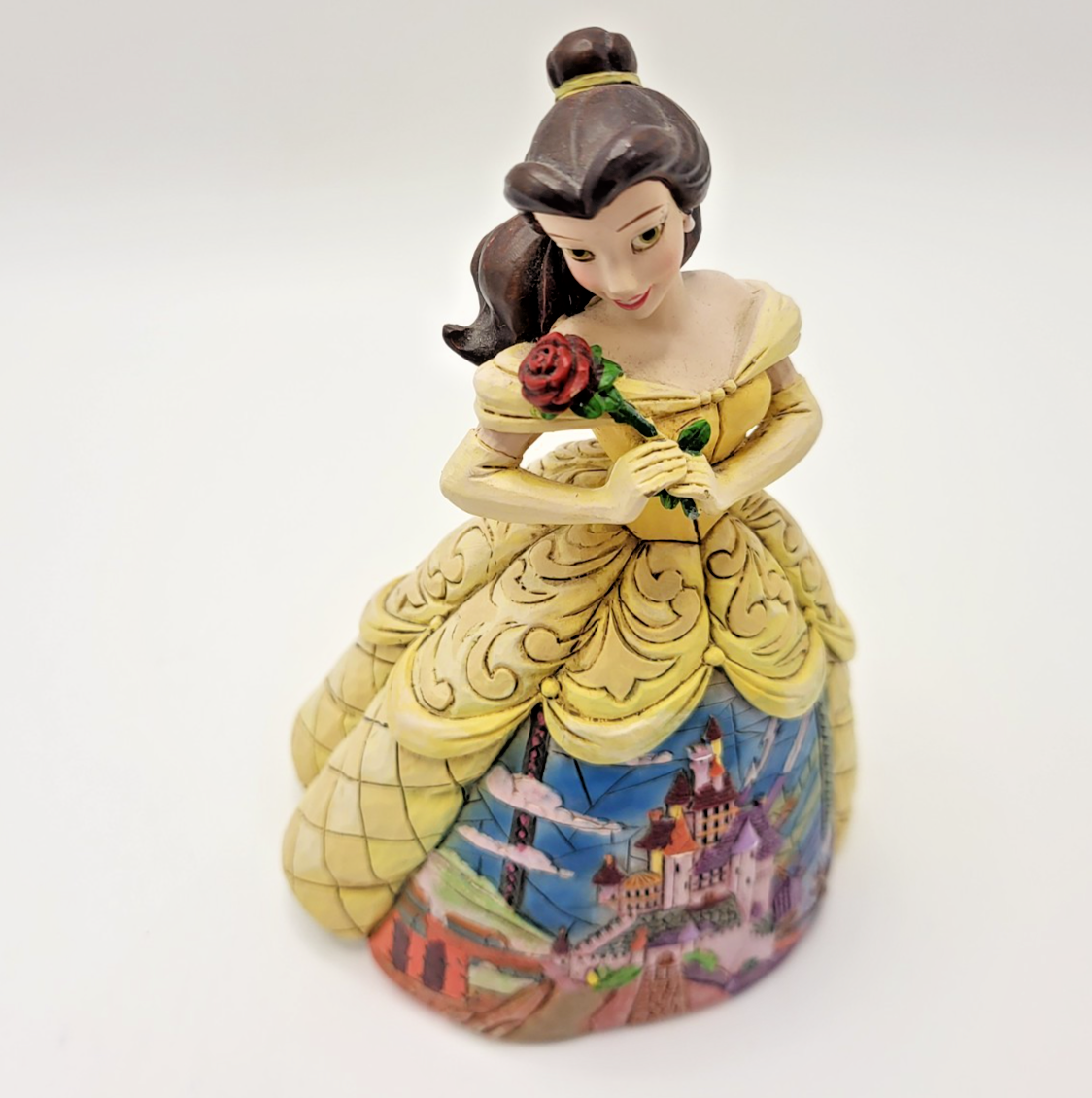 Disney Traditions Belle Figurine Enchanted Castle Dress Ornament Beauty15