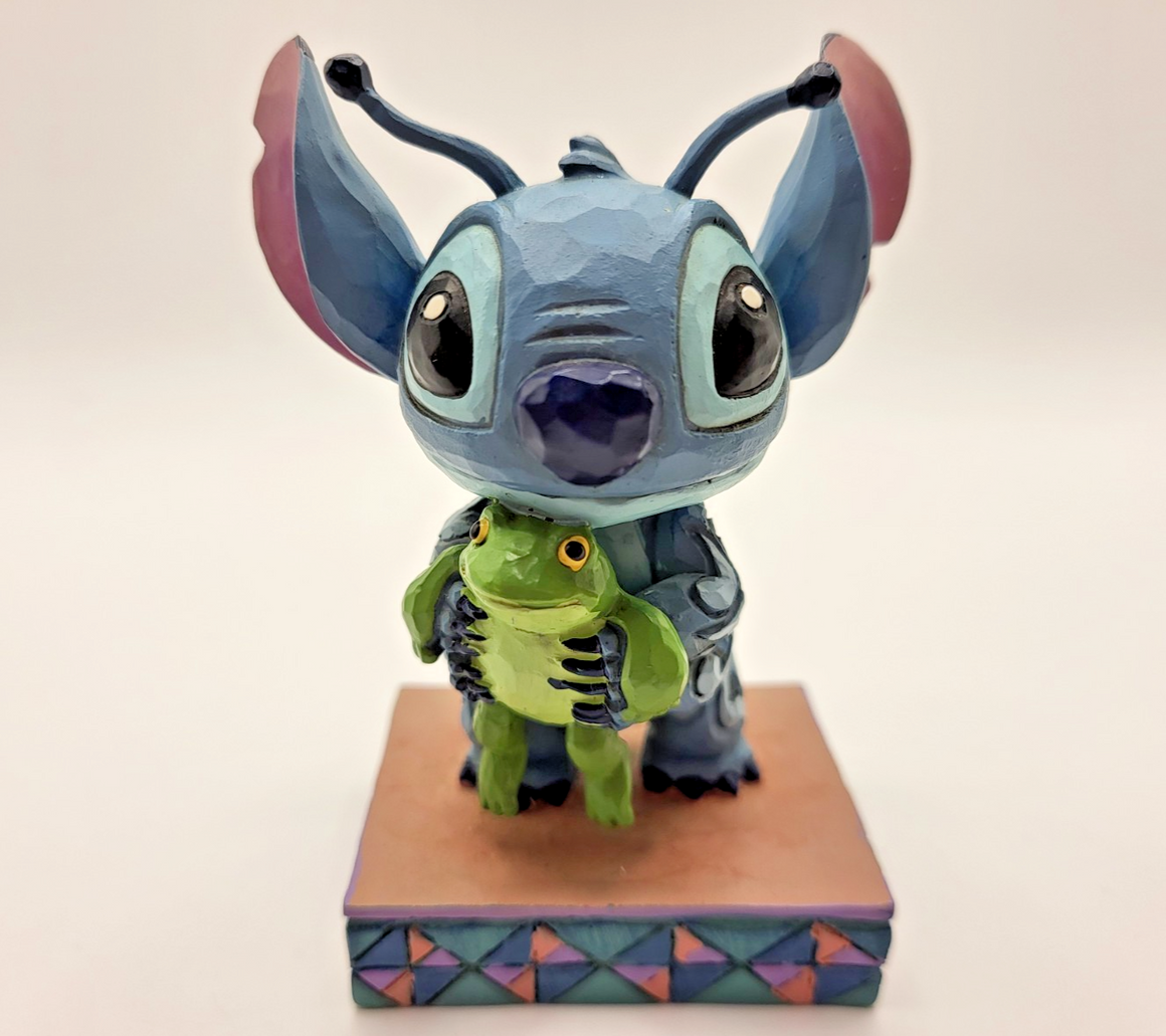 Disney Traditions Stitch Figurine Strage Life-Forms Ornament Jim Shore Boxed0