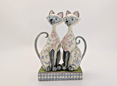 Disney Traditions Showcase Si & Am Scheming Suitors Figurine Lady & Tramp Boxed4