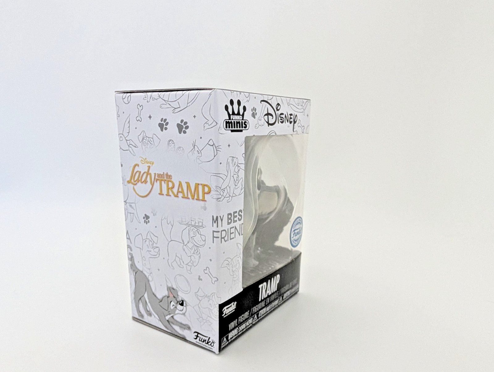 Disney Funko Minis Tramp Lady and the Tramp vinyl figure photo 8