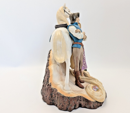 Enesco Disney Showcase Rapunzel, Flynn Rider & Maximus Figurine 2013 7in9