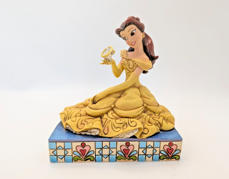 Disney Traditions Belle and Chip Curious and Kind 4037513 – original tag detail