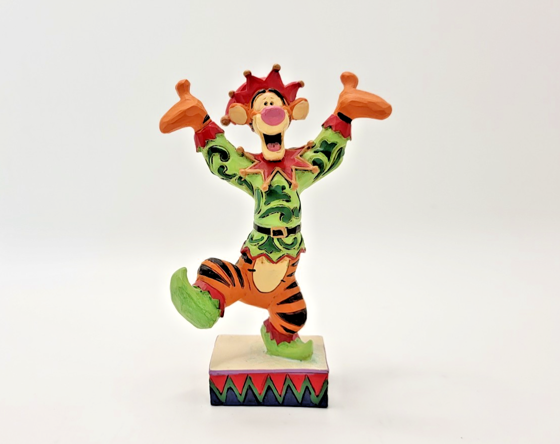 Disney Traditions Tigger Figurine Ecstatic Elf Ornament Jim Shore 60089832