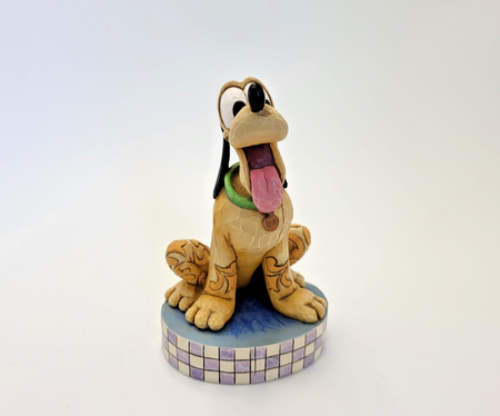 Disney Traditions Showcase Loyal Pluto Figurine Mickey Mouse Jim Shore Dog4