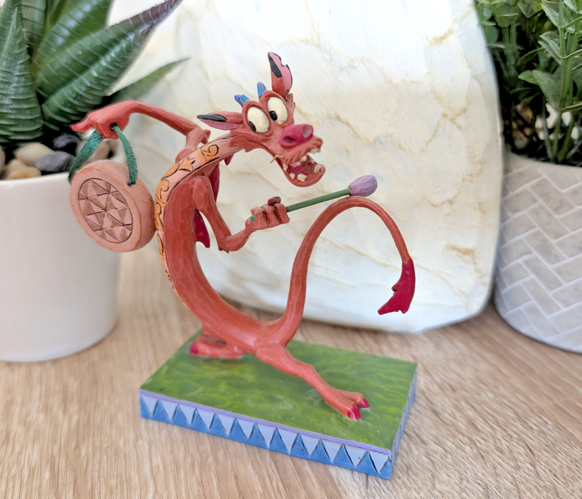 Disney Traditions Showcase Mushu Figurine Look Alive Mulan Boxed Jim Shore0