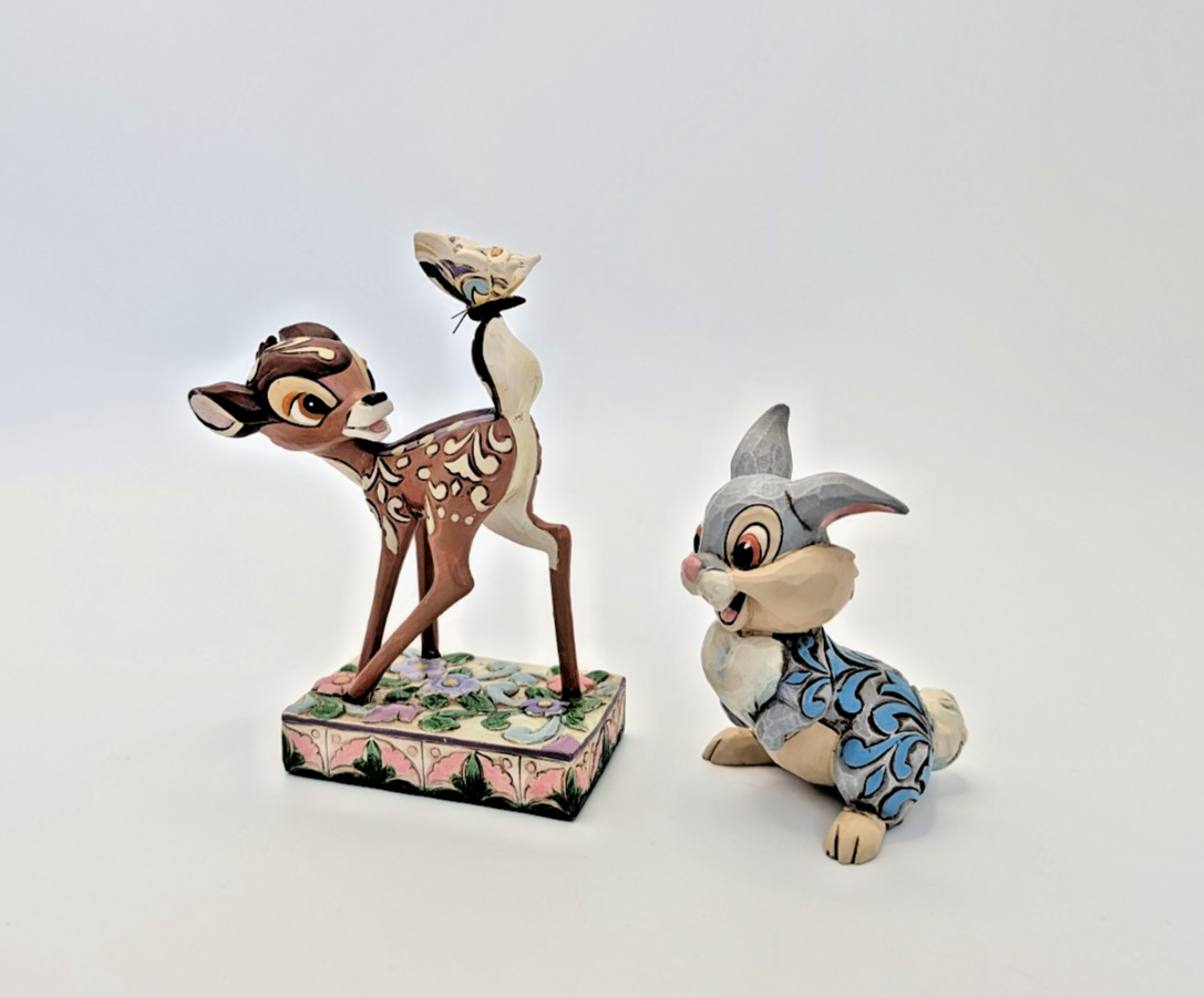 Disney Traditions Showcase Bambi & Thumper Figurine Set Jim Shore Pair Deer5